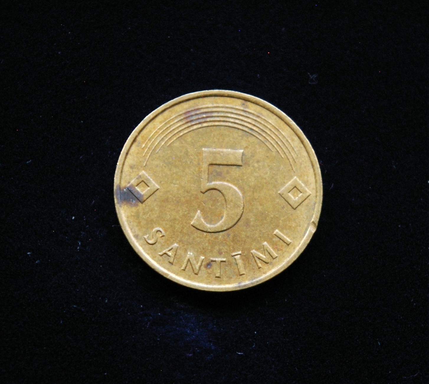 Latvija, 5 santimai 1992m