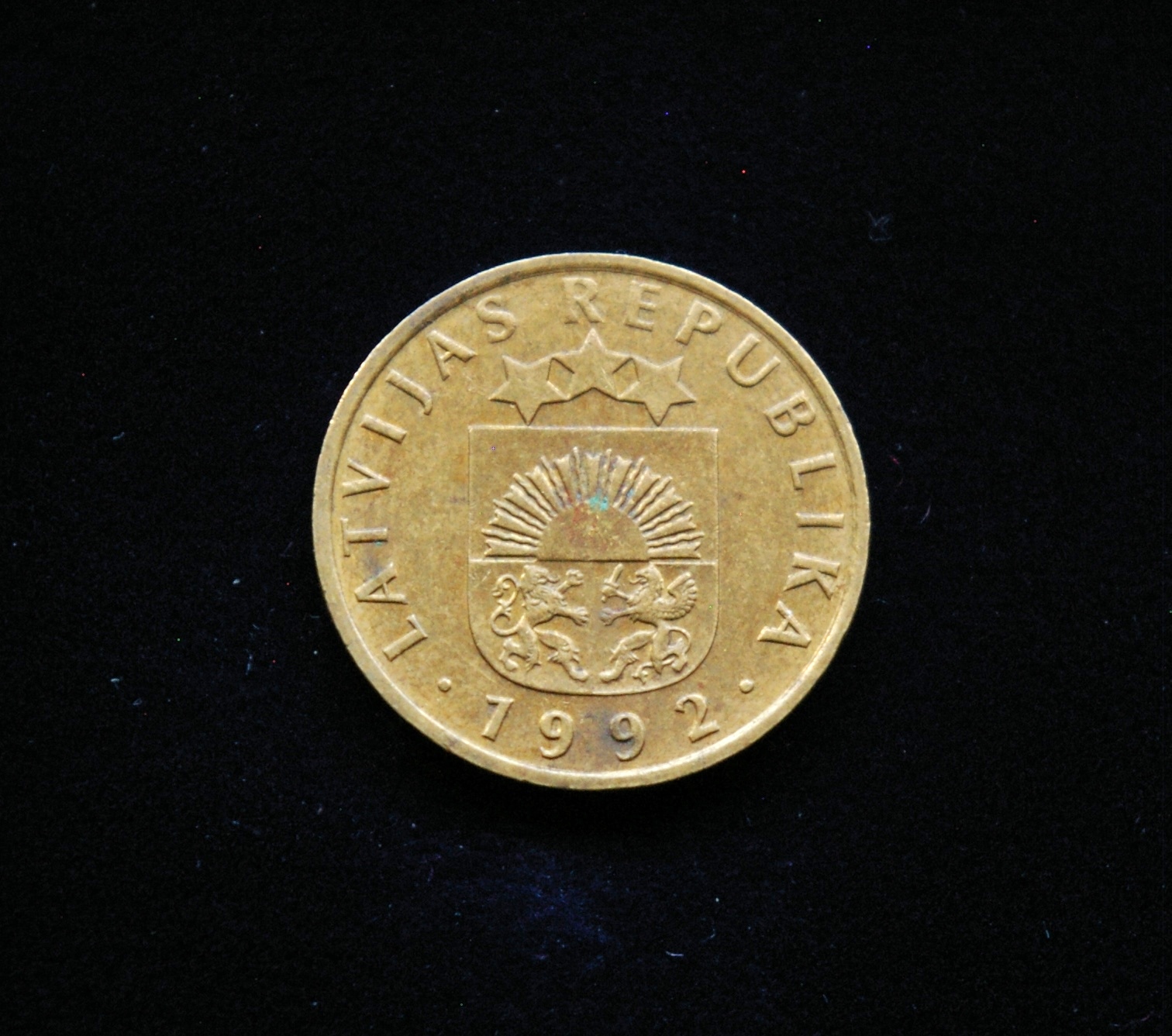 Latvija, 5 santimai 1992m