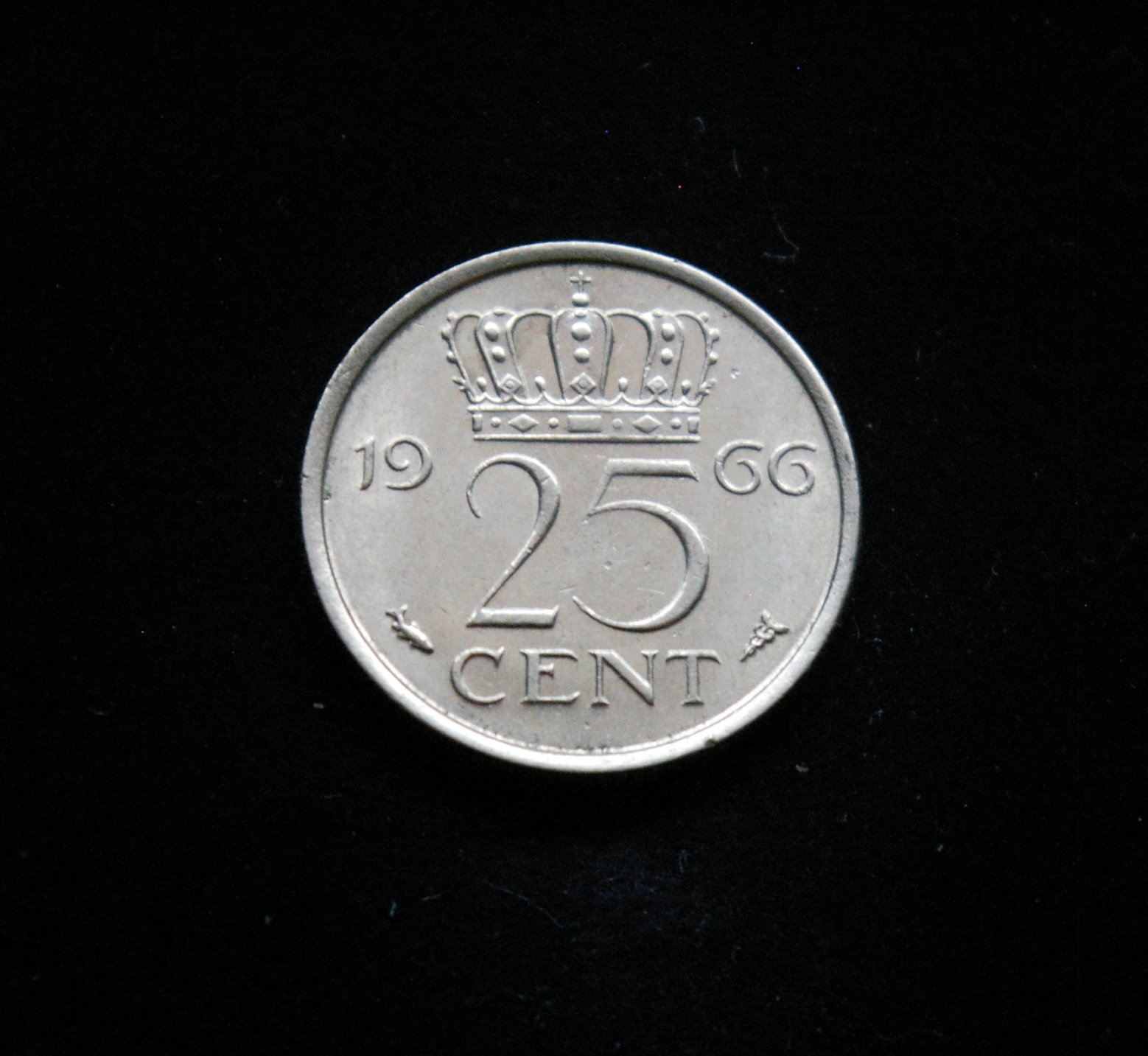 Nyderlandai, 25 centai 1966m
