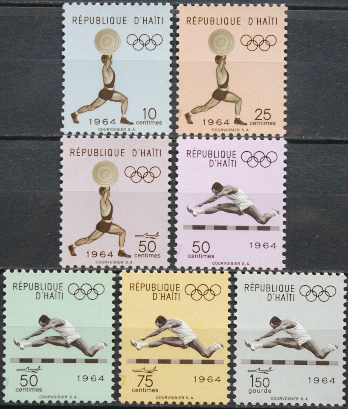 Haitis, dvi pilnos serijos ScNr 510-512, C223-C226 MNH** V