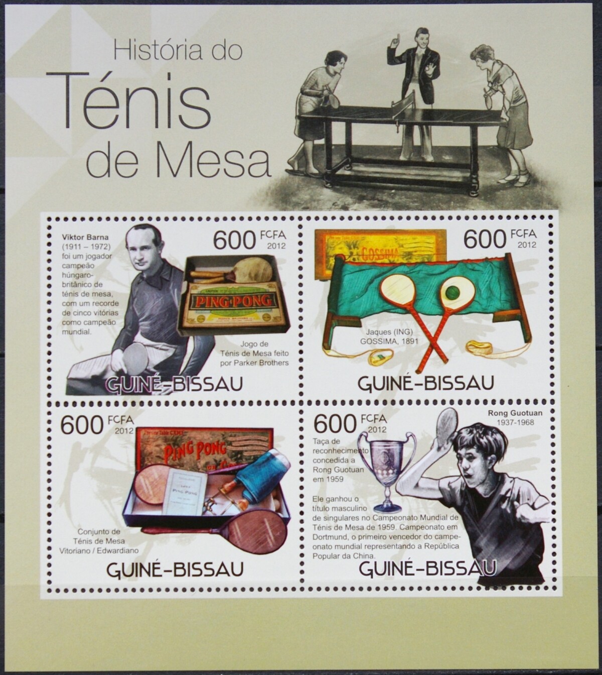 Gvinėja Bisau, pilna serija mažajame lapuke MiNr 5872-5875 MNH** V