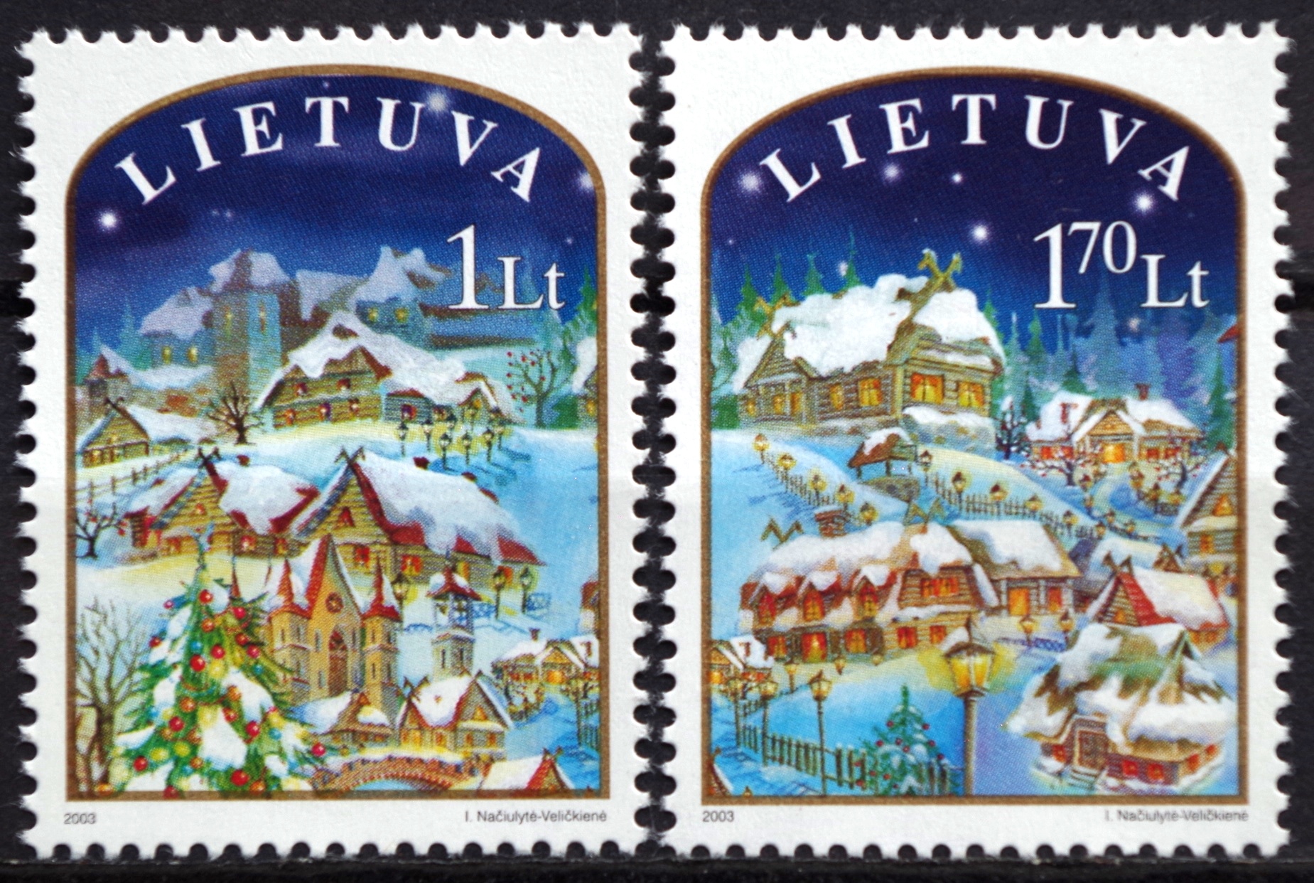 Lietuva, pilna serija, MiNr 830-831 MNH**