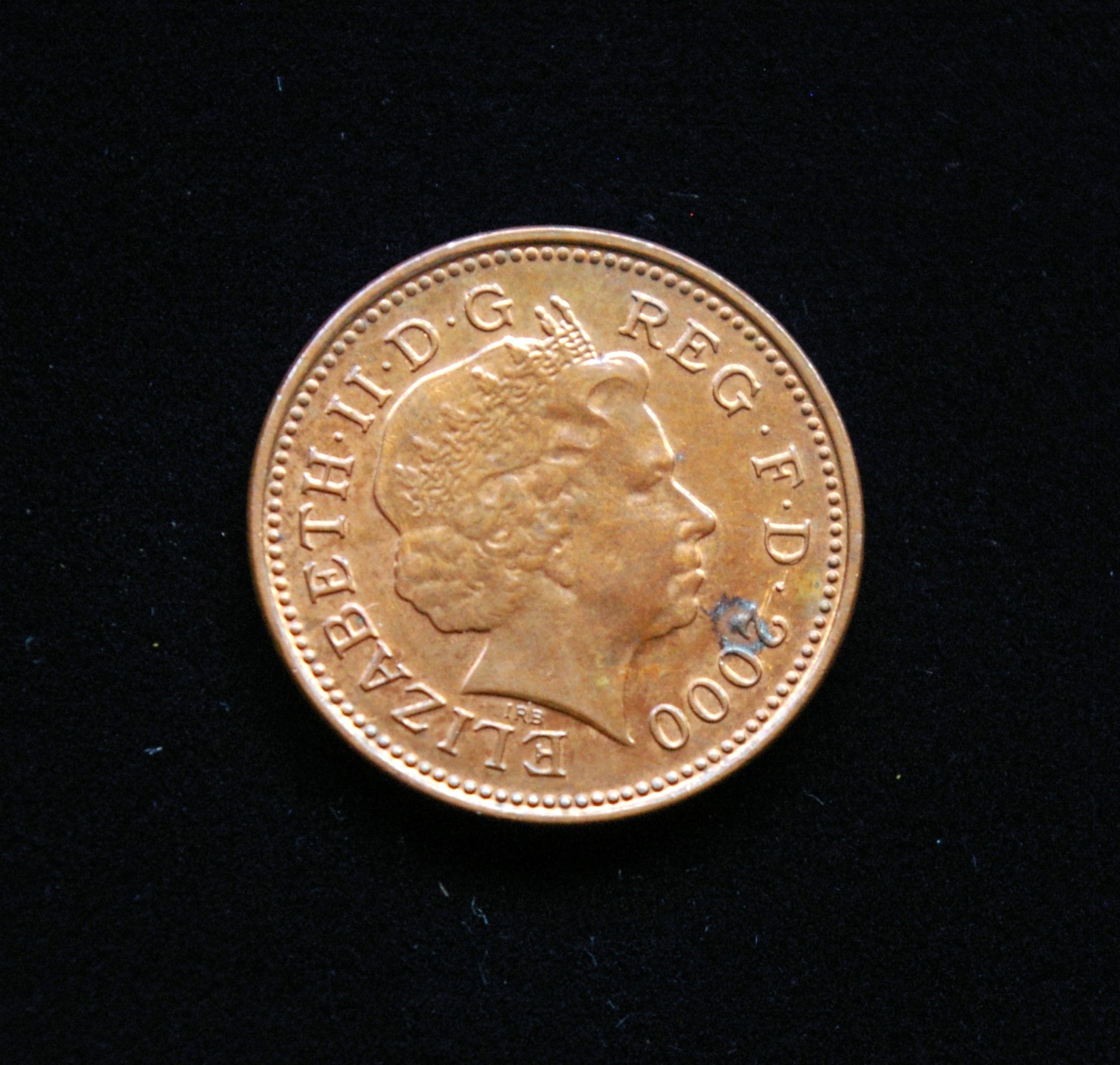 Didžioji Britanija, 1 pensas 2000m