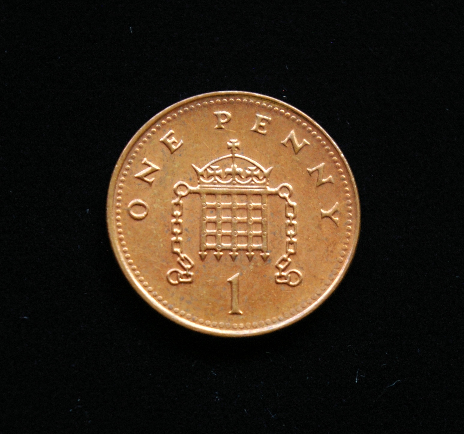 Didžioji Britanija, 1 pensas 2007m