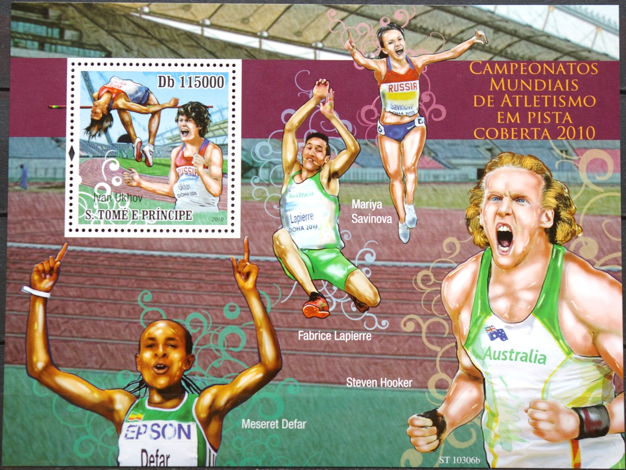 San Tomė ir Prinsipė, blokas MiNr 4535 MNH** V