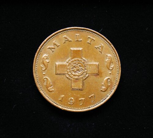 Malta, 1 centas 1977m