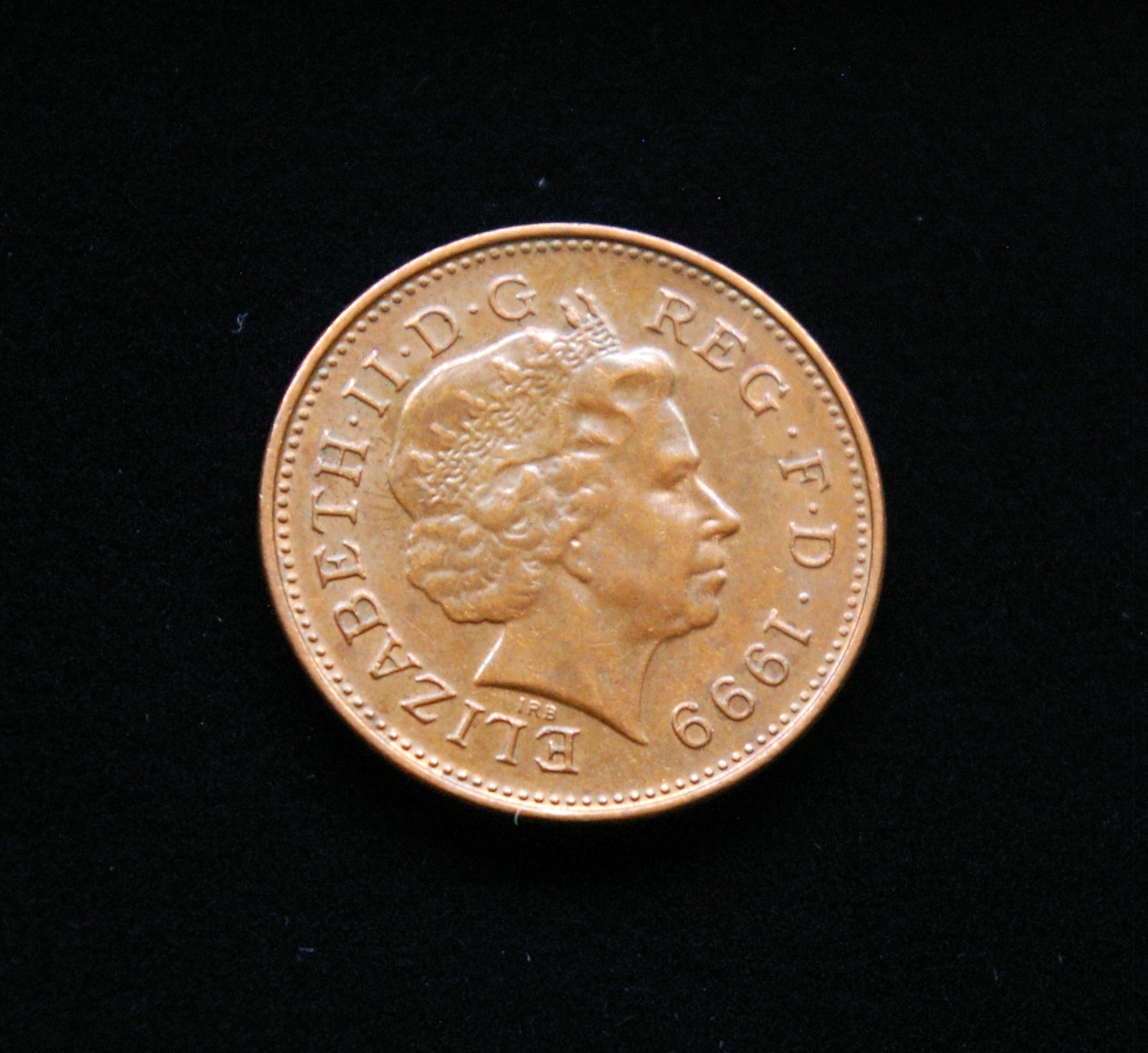 Didžioji Britanija, 1 pensas 1999m