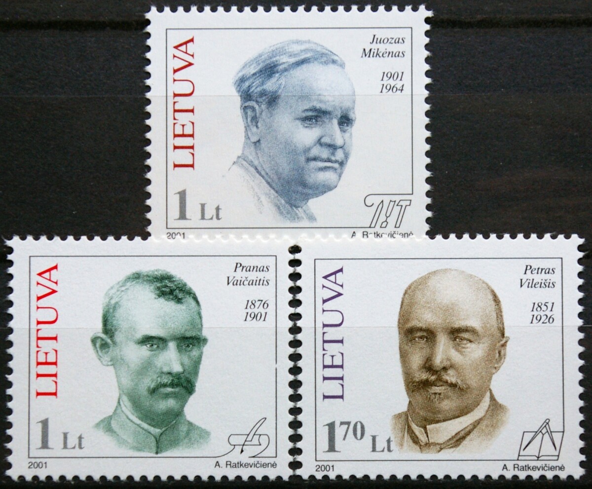 Lietuva, pilna serija MiNr 753-755 MNH** V