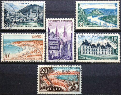 Prancūzija, pilna serija ScNr 719-724 Used(O)
