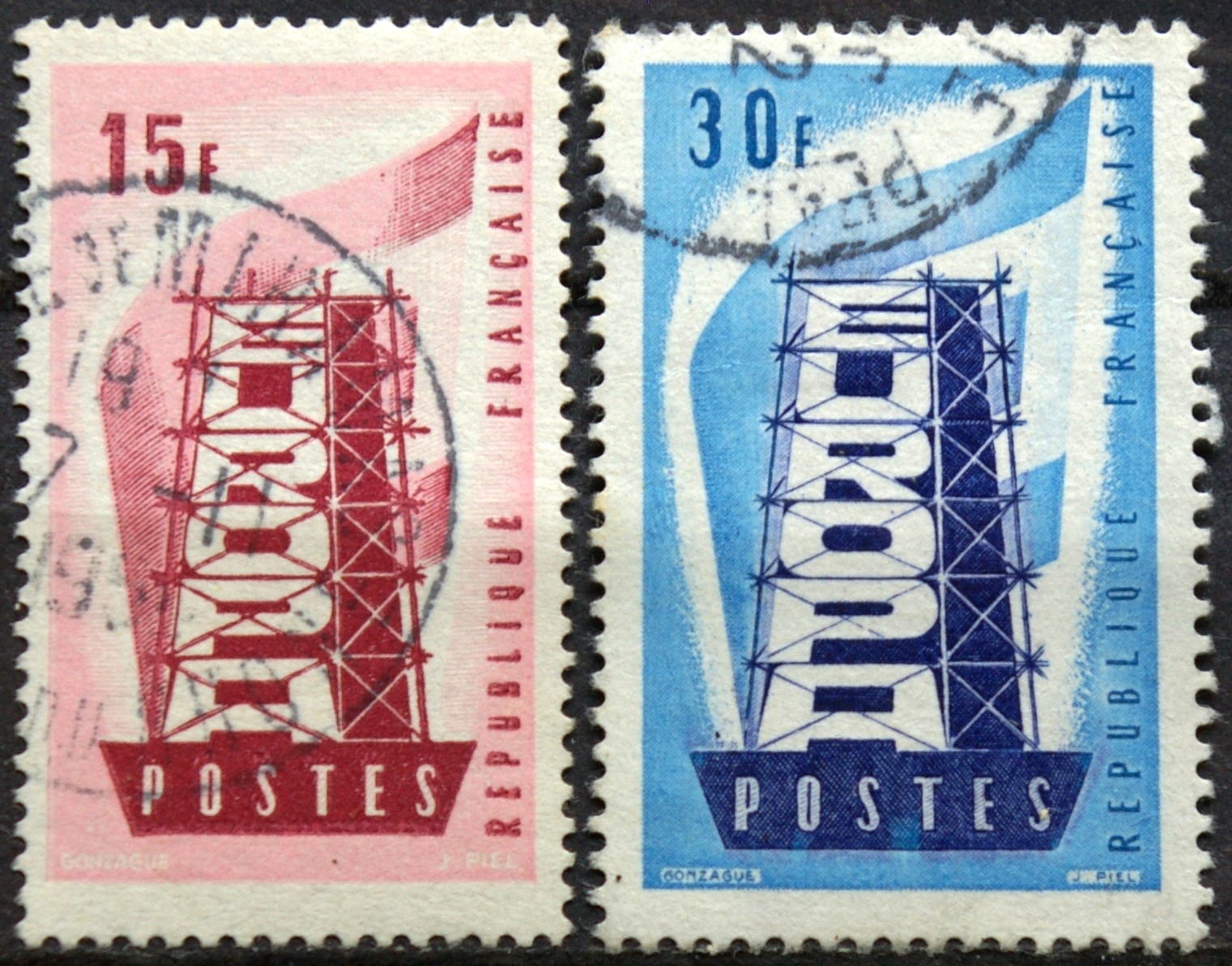 Prancūzija, pilna serija ScNr 805-806 Used(O)