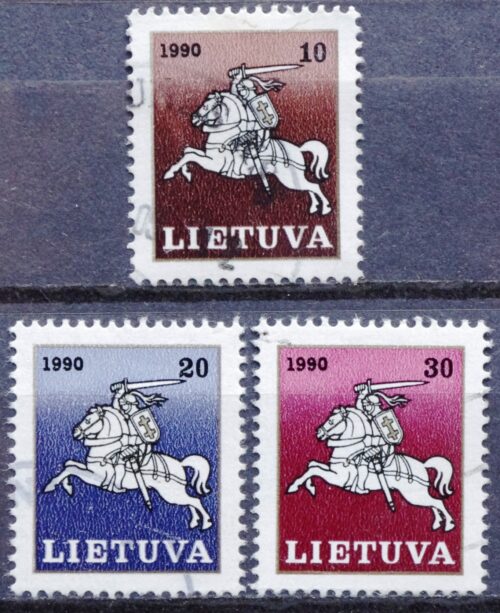Lietuva, pilna serija MiNr 465-467 Used(O)