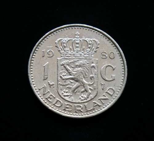 Nyderlandai, 1 guldenas 1980m
