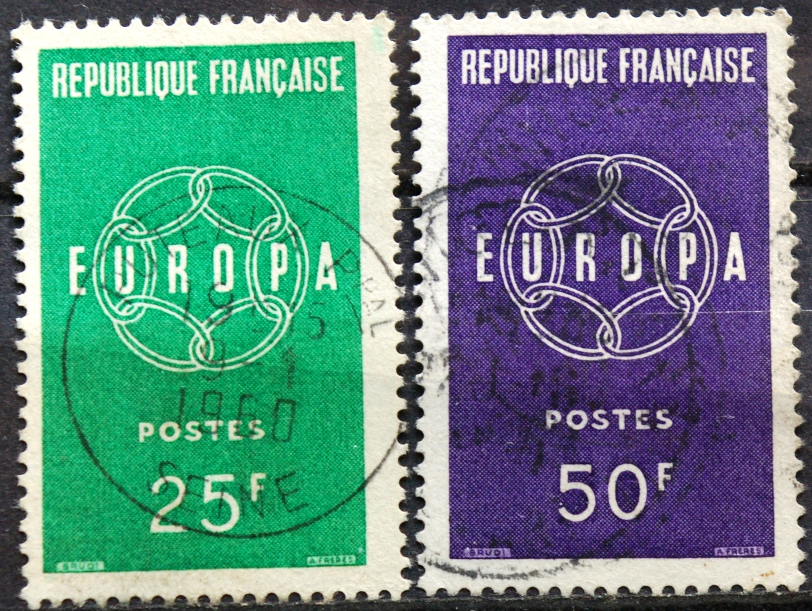 Prancūzija, pilna serija ScNr 929-930 Used(O)