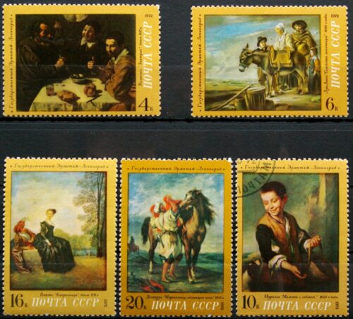 Rusija, pilna serija TSRS ScNr 4001-4005 MNH**/Used(O) V