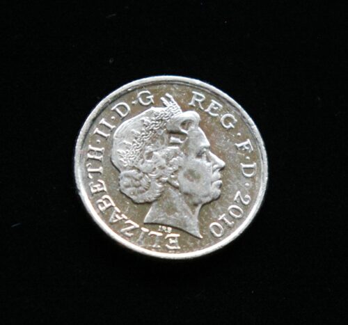 Didžioji Britanija, 5 pensai 2010m