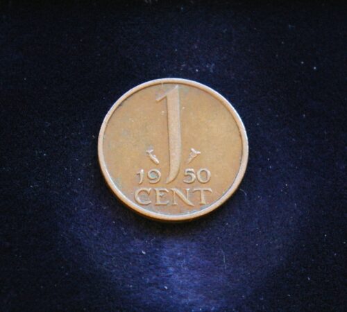 Nyderlandai, 1 centas 1950m