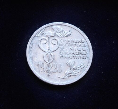 Prancūzija, Nicos notgeldai, 20 centimų 1920m E