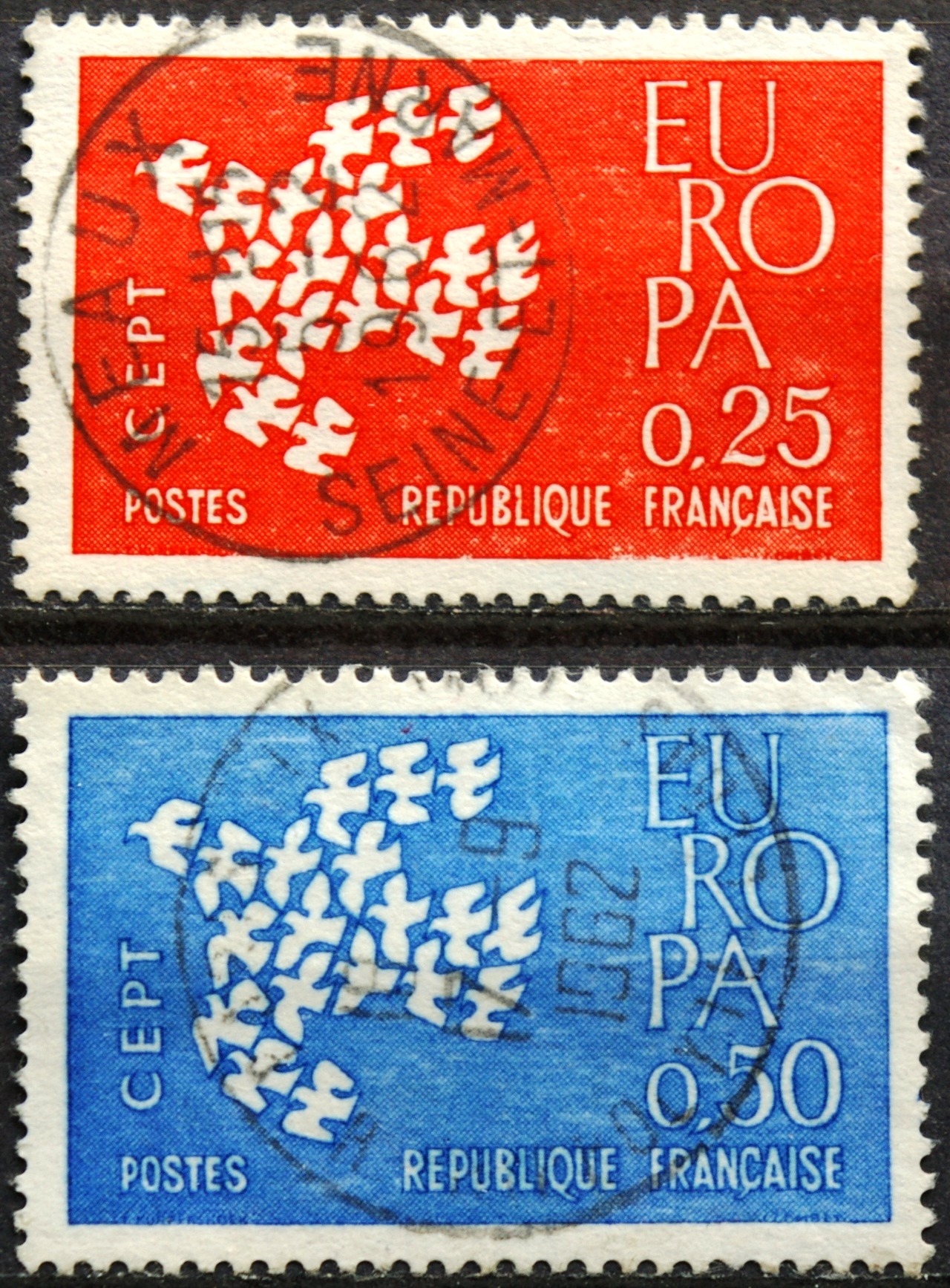 Prancūzija, pilna serija ScNr 1005-1006 Used(O)