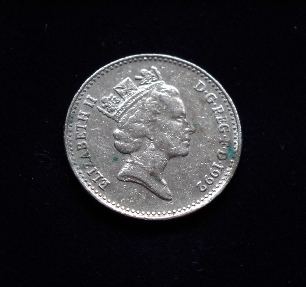 Didžioji Britanija, 10 pensų 1992m