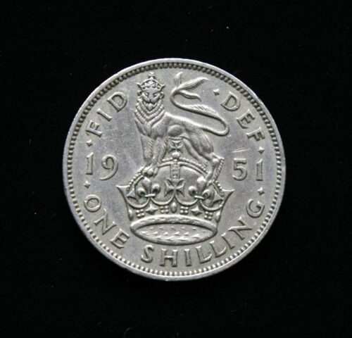 Didžioji Britanija, 1 šilingas 1951m