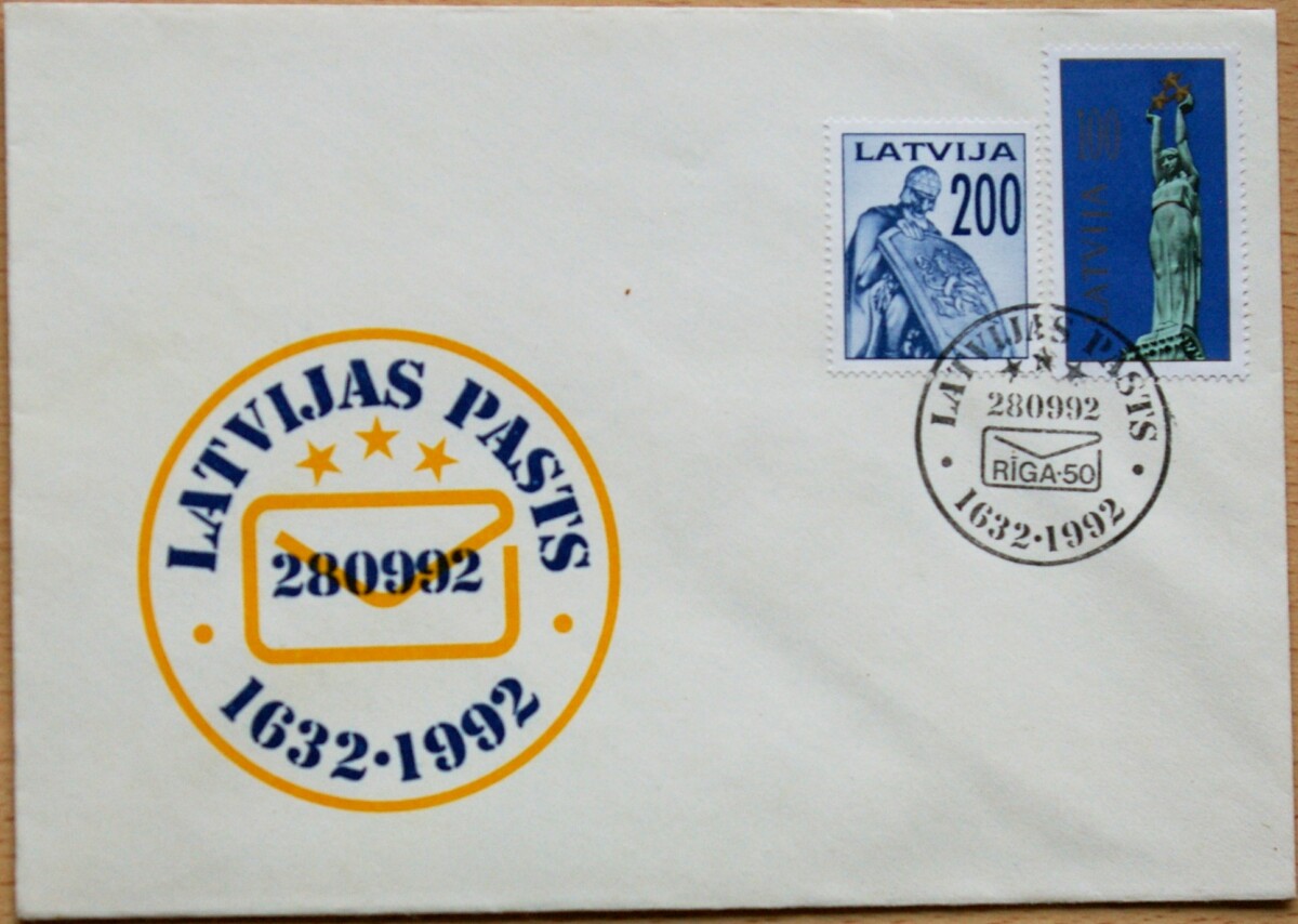 Latvija, 1992m proginis vokas G