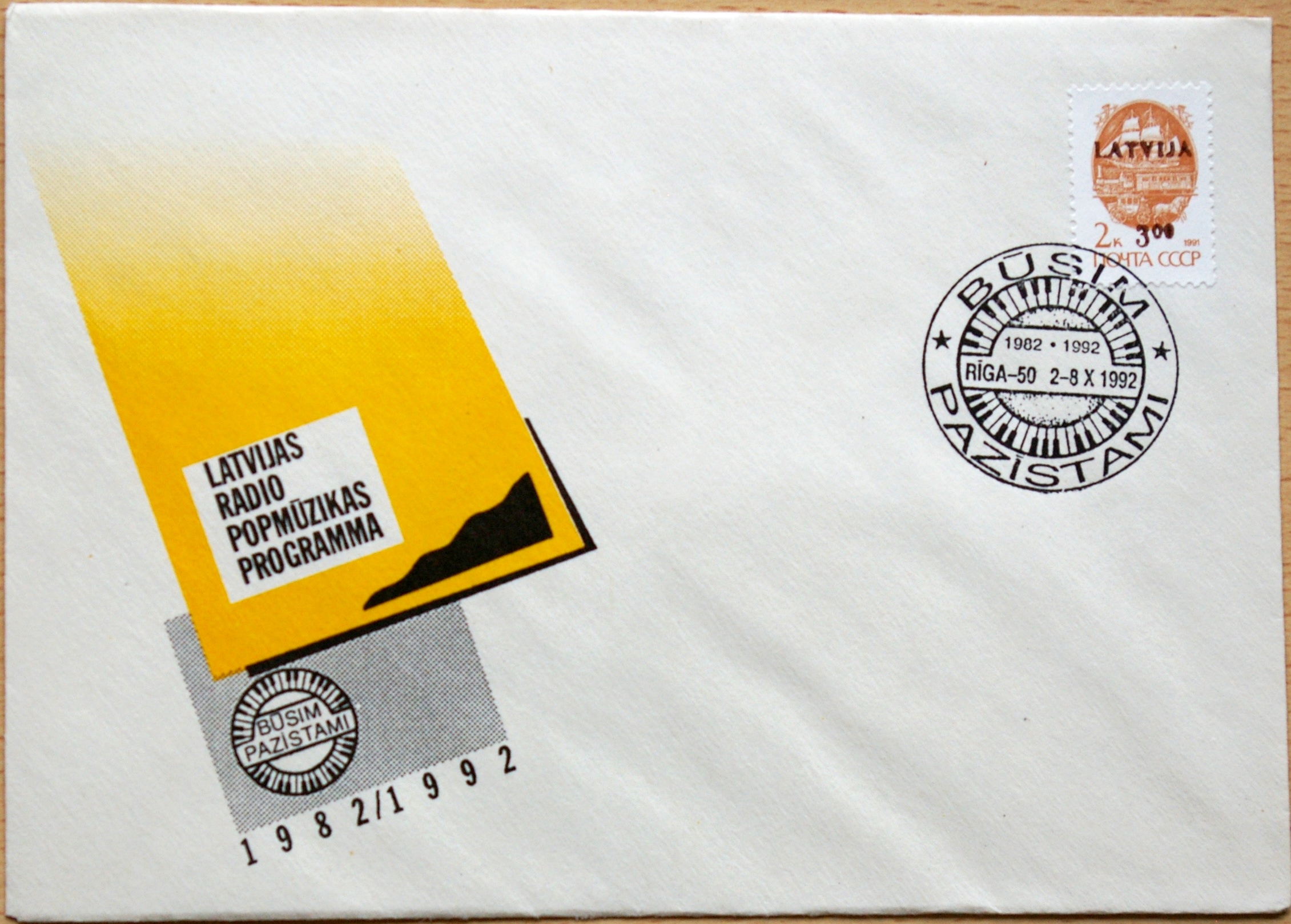 Latvija, 1992m proginis vokas G