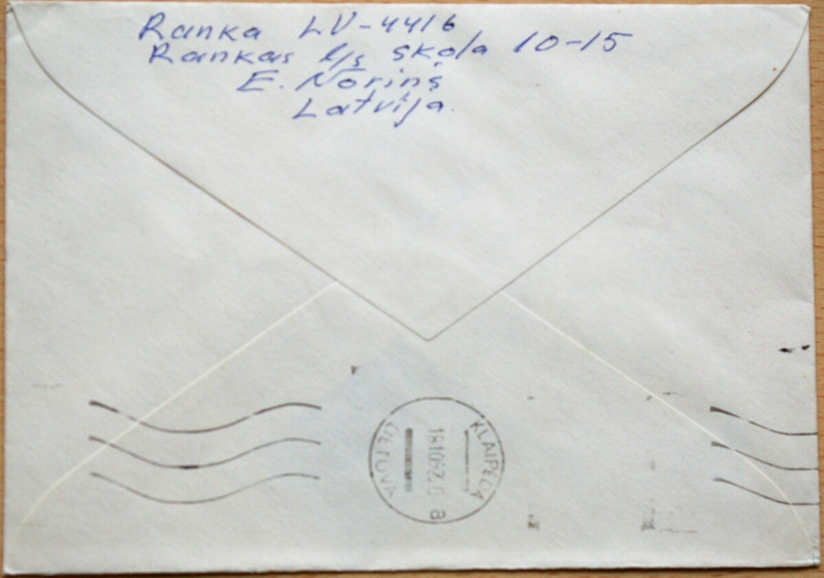 Latvija, 1992m proginis vokas G