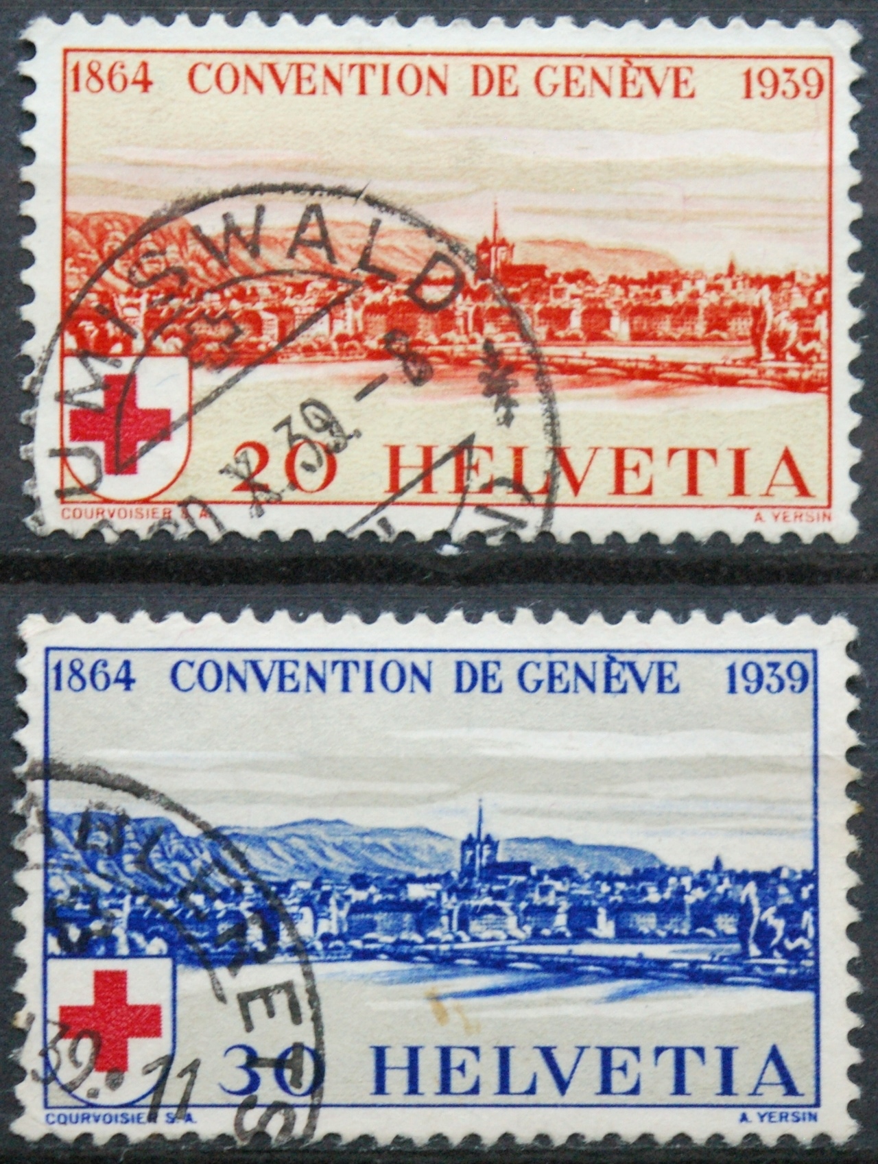 Šveicarija, pilna serija, MiNr 357-358 Used (O)