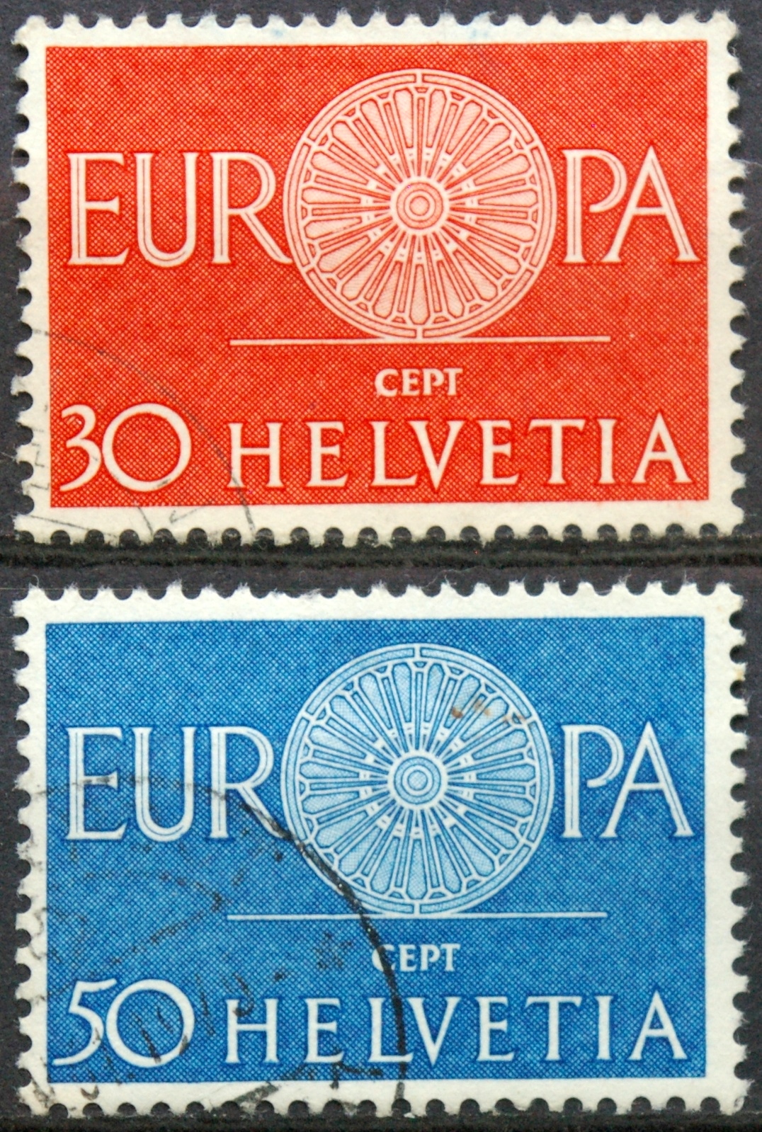 Šveicarija, pilna serija, MiNr 720-721 Used (O)