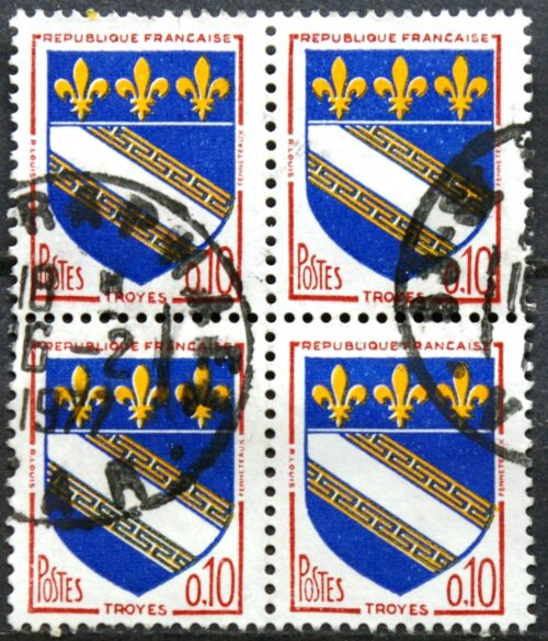 Prancūzija, kvartblokis ScNr 1041 Used(O)