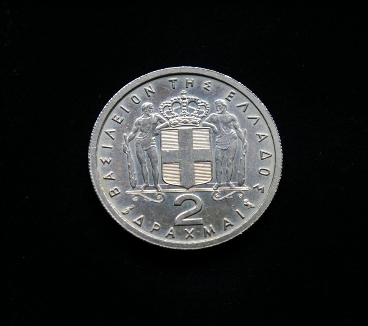 Graikija, 2 drachmos 1962m