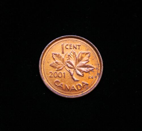 Kanada, 1 centas 2001m