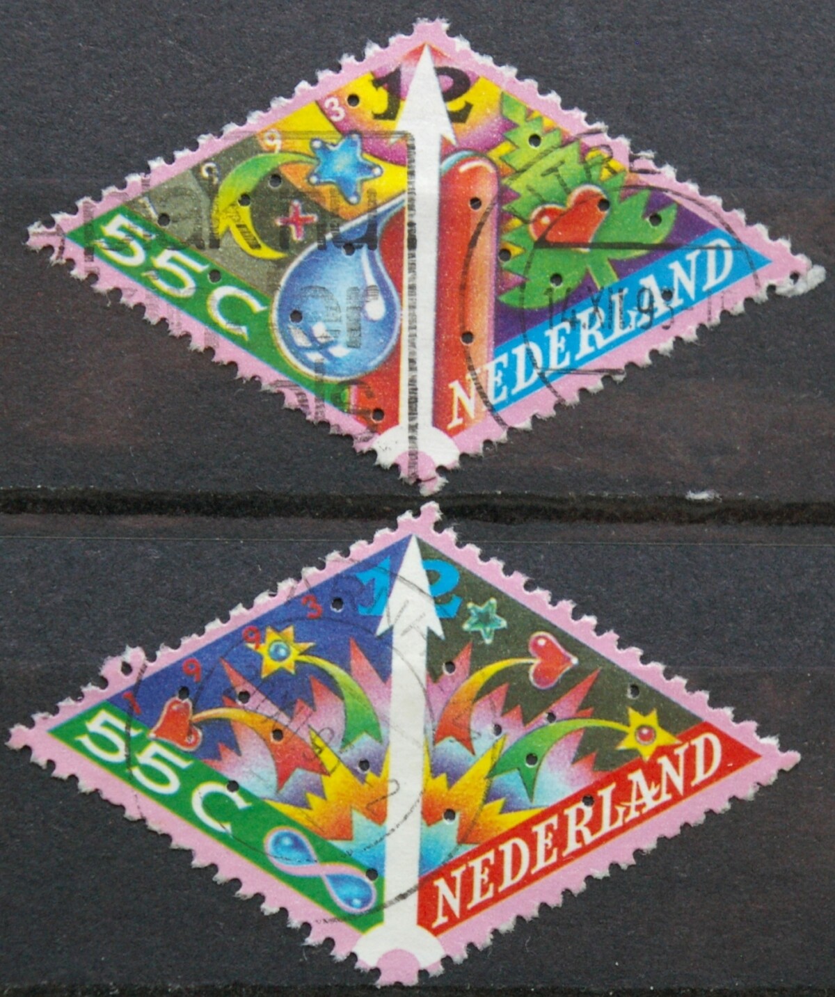Nyderlandai, pilna serija, MiNr 1496-1497 Used (O)