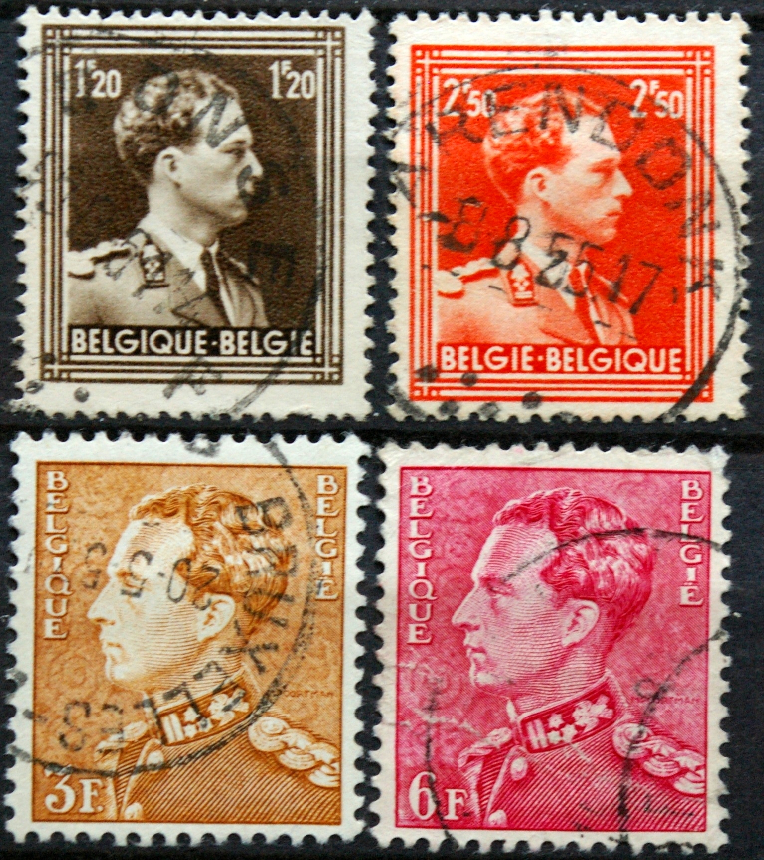 Belgija, pilna serija, MiNr 898-901 Used (O)