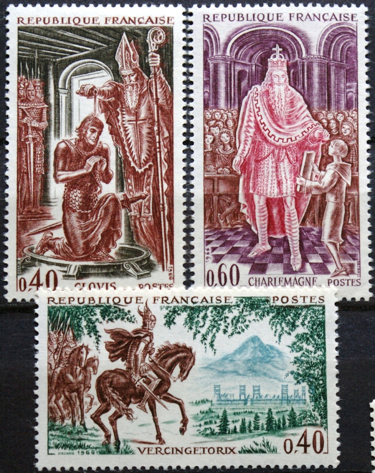 Prancūzija, pilna serija ScNr 1165-1167 MNH**