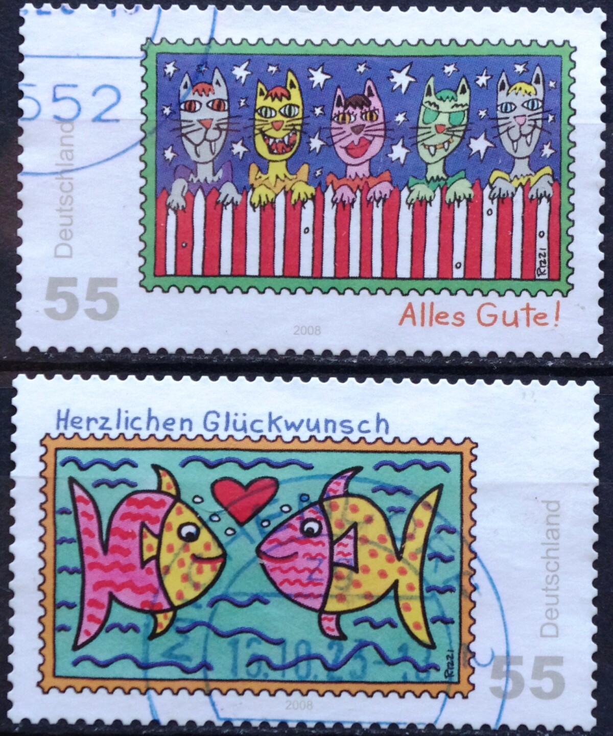 Vokietija, pilna serija MiNr 2644-2645 Used(O) V