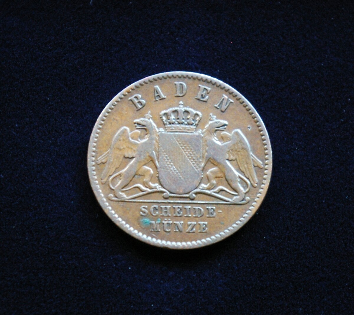 Badenas, 1 kreiceris 1862m