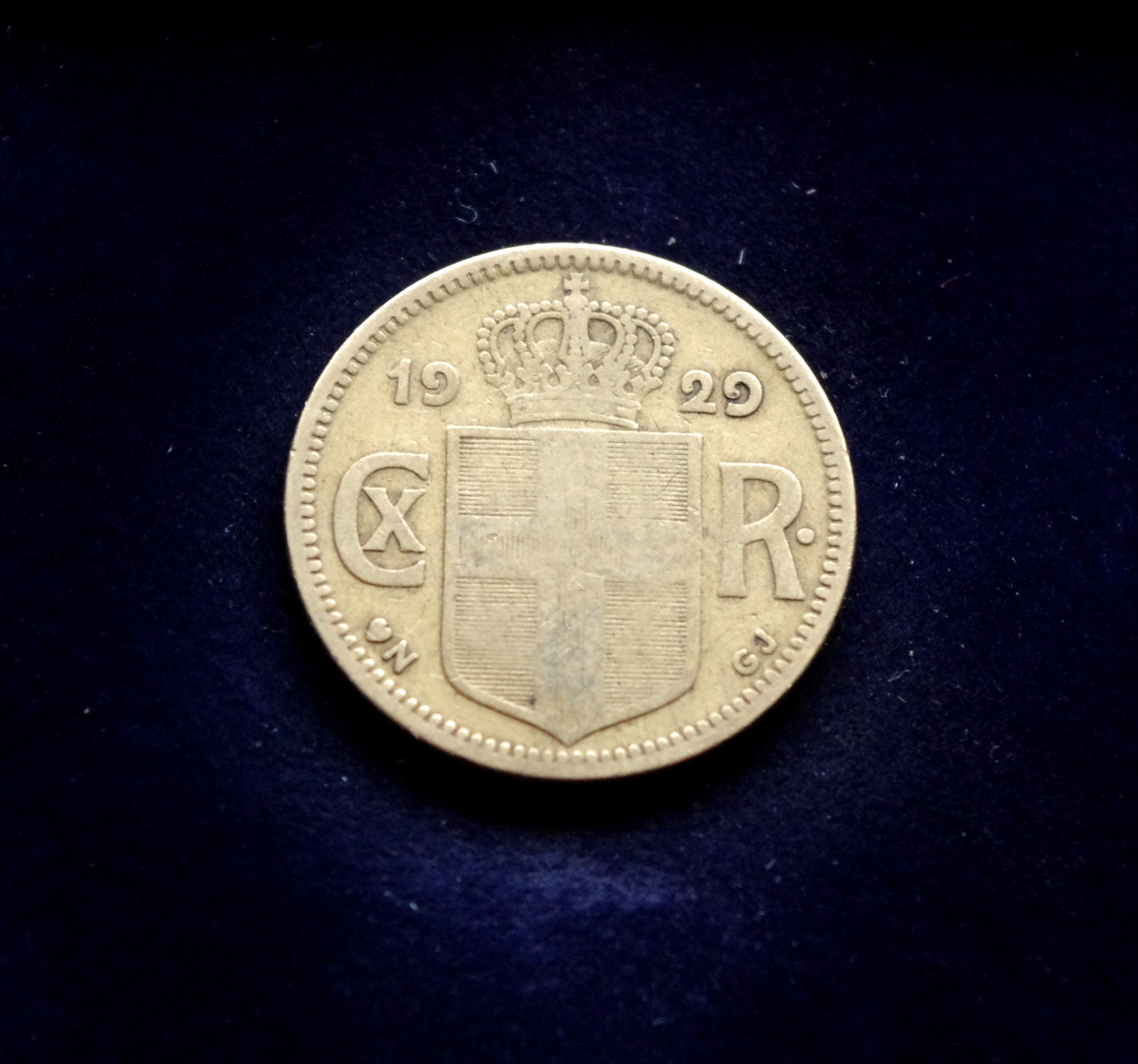 Islandija, 1 krona 1929m E