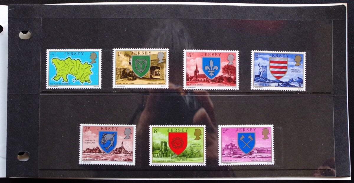 Džersis, pašto ženklų knygutė, MiNr 131-137 MNH**