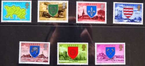 Džersis, pašto ženklų knygutė, MiNr 131-137 MNH**