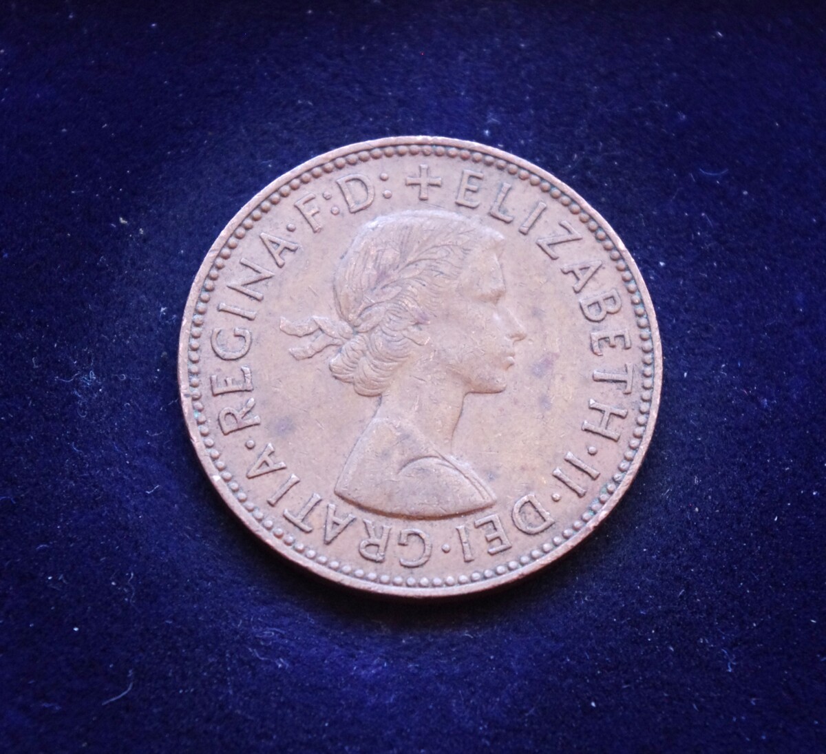 Didžioji Britanija, 1/2 penso 1962m