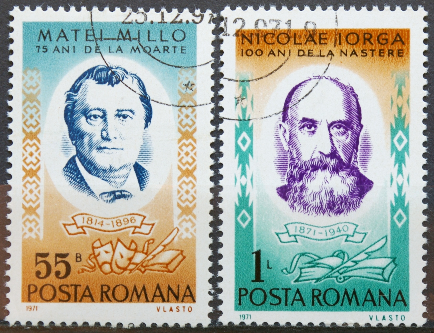 Rumunija, pilna serija, MiNr 2999-3000 Used (O)