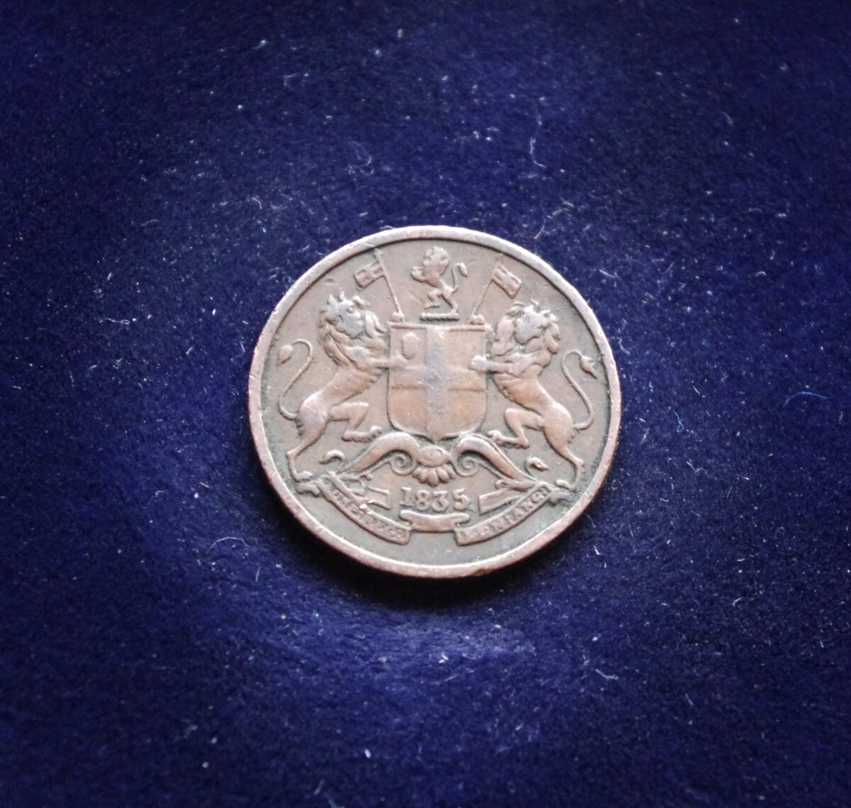 Indija - Britų, 1/12 anos 1835m E