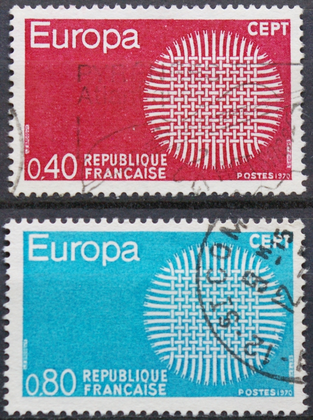 Prancūzija, pilna serija ScNr 1271-1272 Used(O)