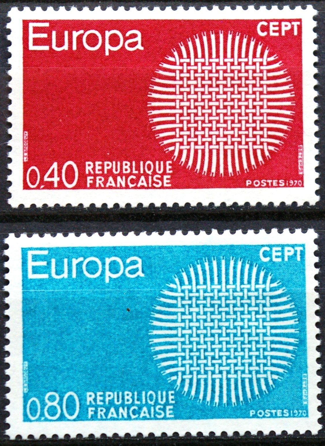 Prancūzija, pilna serija ScNr 1271-1272 MNH**