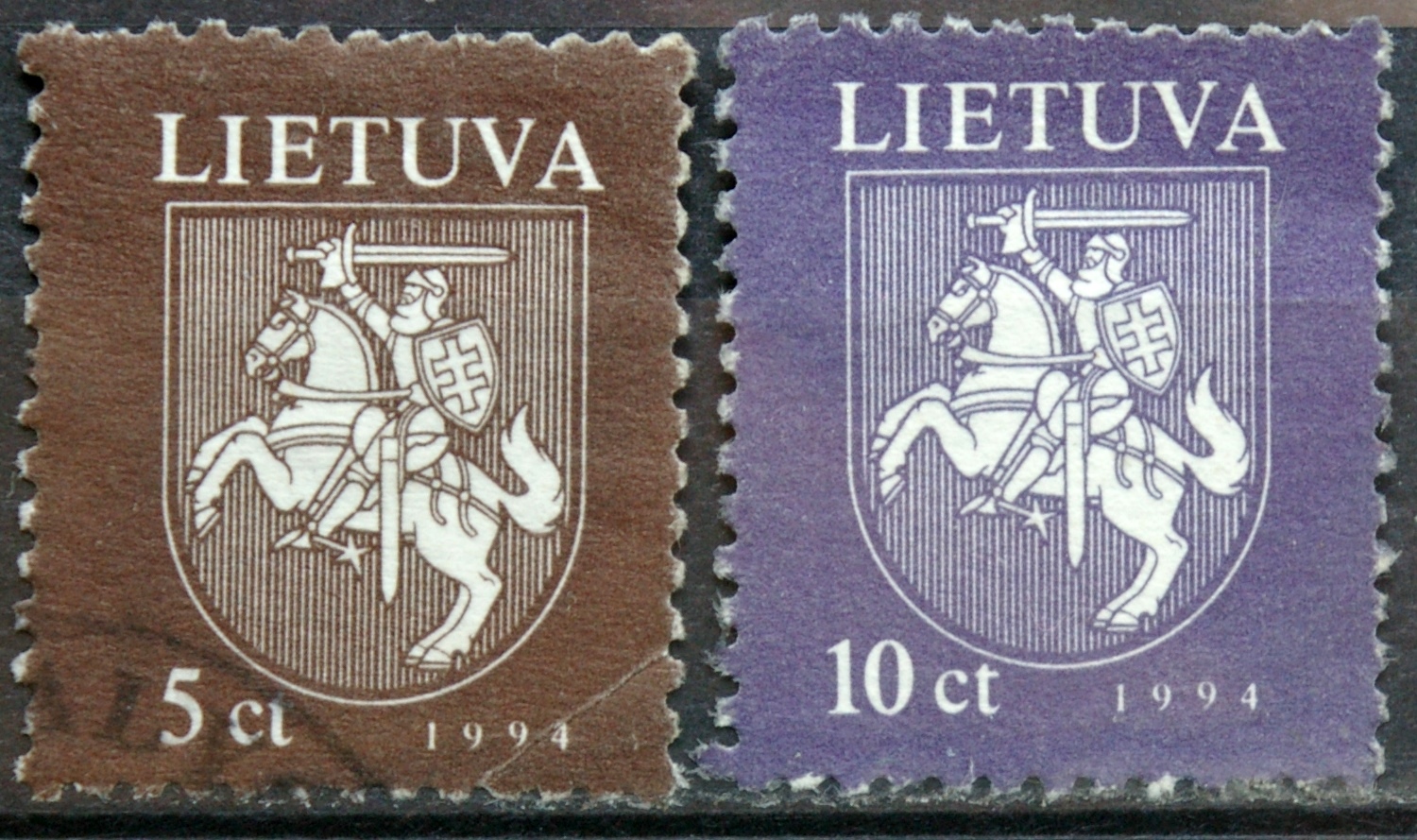 Lietuva, pilna serija MiNr 553-554 Used(O) V