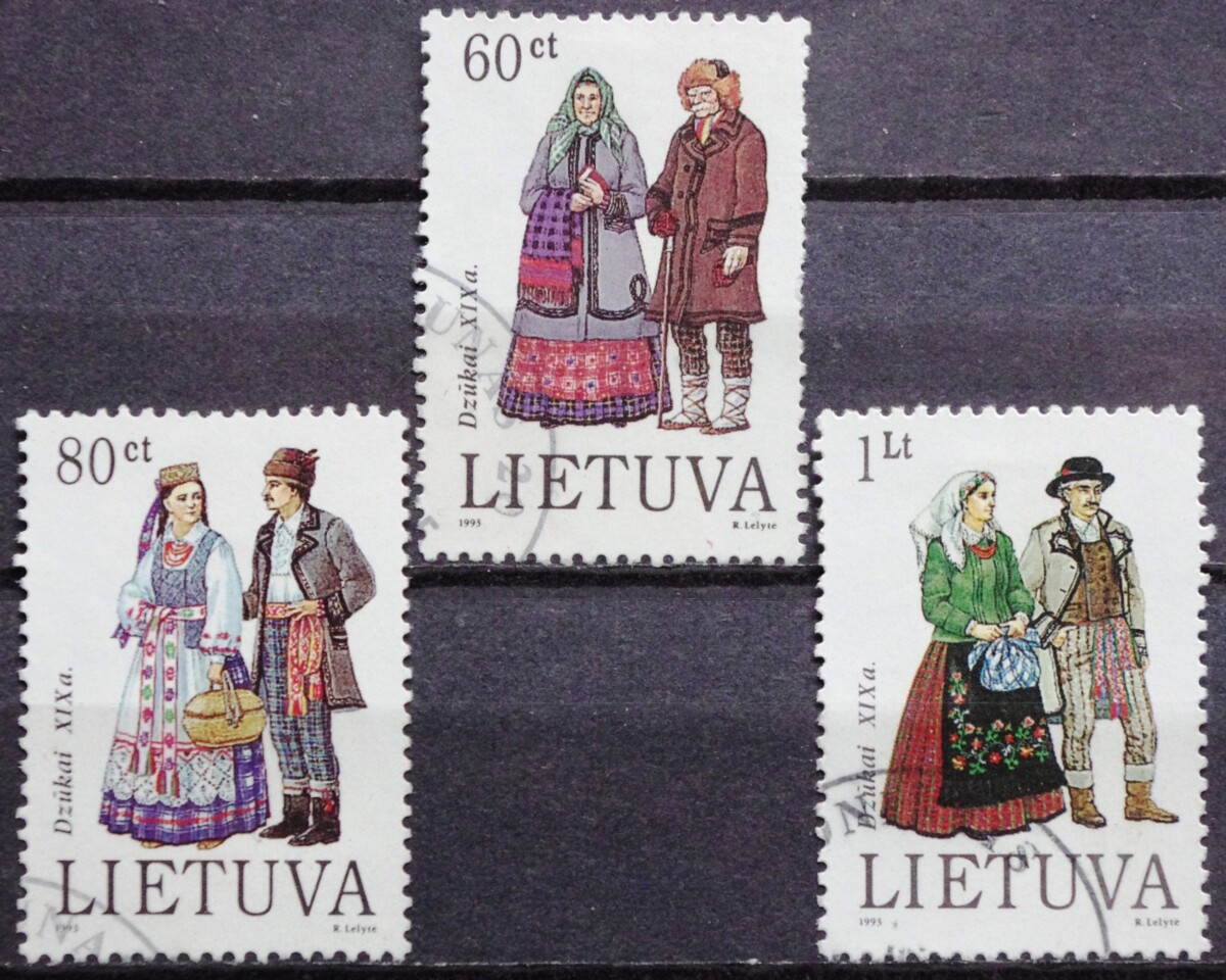 Lietuva, pilna serija MiNr 537-539 Used(O) Vx1