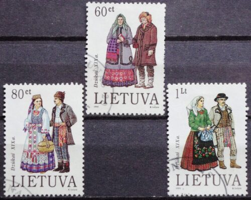 Lietuva, pilna serija MiNr 537-539 Used(O) Vx1