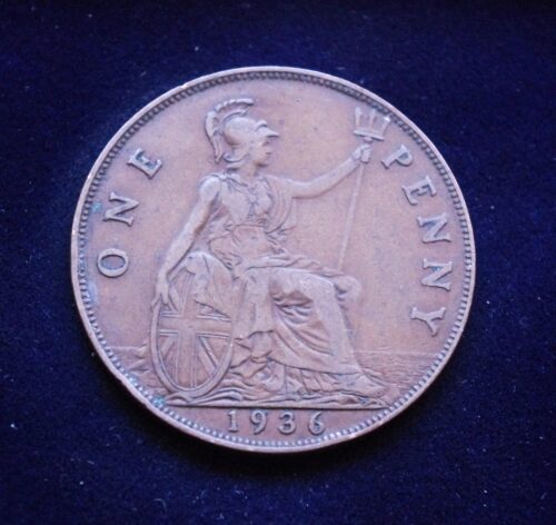 Didžioji Britanija, 1 pensas 1936m