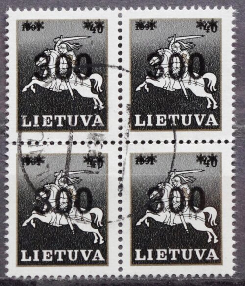 Lietuva, kvartblokis MiNr 514 I Used(O)